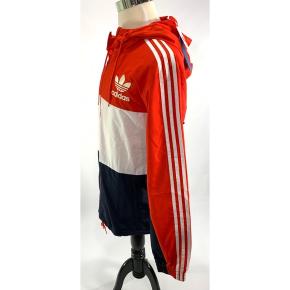 Adidas CLFN Men's Full Windbreaker Hoodie Jacket - Picture 3 of 7